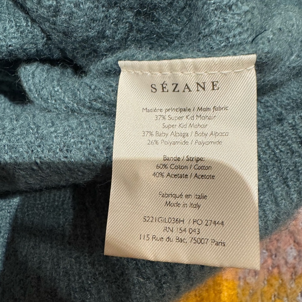 Sezane Gaspard Cardigan - Sage size Small - Picture 6 of 6